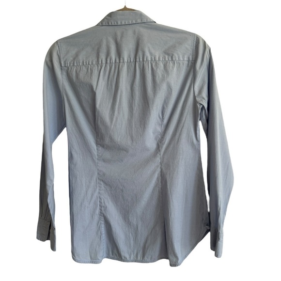J.Crew Light Blue Button Down Top, Size 6 - Picture 3 of 5